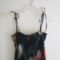 JULIA HEUER  LENI REVERSIBLE SMOCKED DRESS
