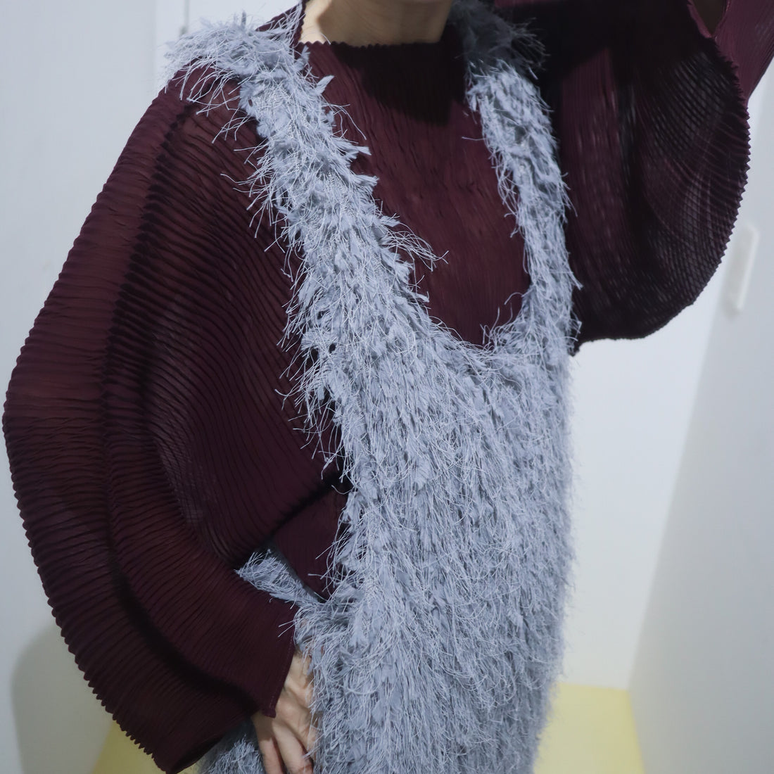 ANIGIG  LAZY DAY FEATHER LONG DRESS