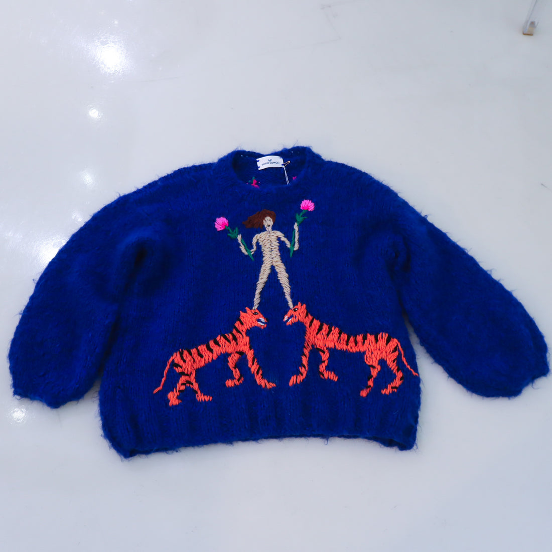 SOFIO GONGLI  TIGER KNIT