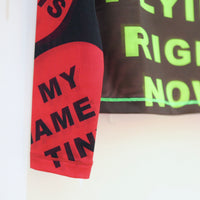 CHOPOVA LOWENA  DON’T TALK TO ME MESH L/S TOP