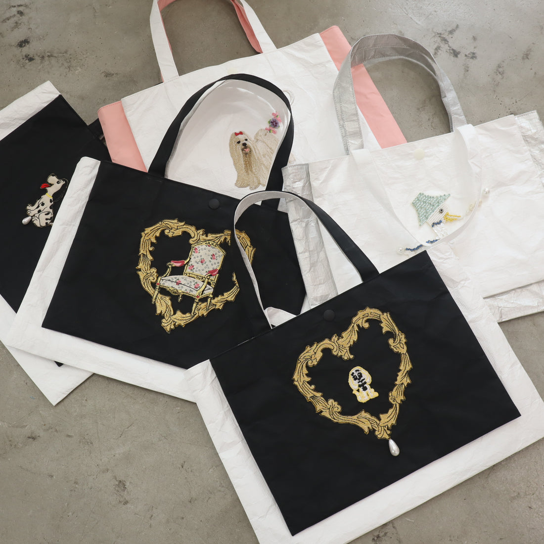 ANIGIG  DECOR DOUBLE TOTE BAG