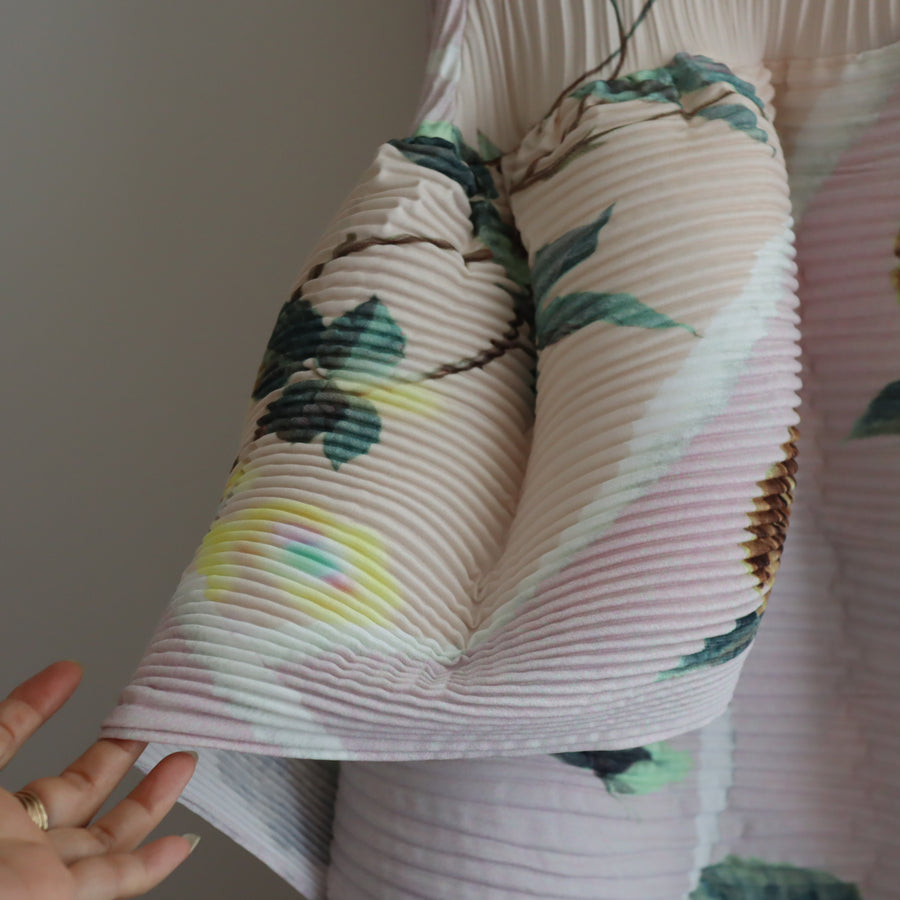 JULIA HEUERMAYA HANDPLEATED DRESS IN EDWARD