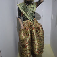 JULIA HEUER  HANDPLEATED KENZA SKIRT IRIDESCENTJIM