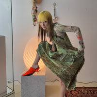 JULIA HEUER  MOON PLEATED DRESS