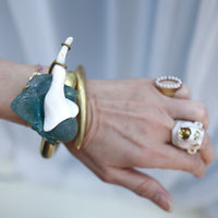 O'Tru no Trus  BRACELET 16 貝、ガラス