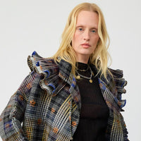 JULIA HEUER  WINNIE PLEATED COLLAR IN HELGE