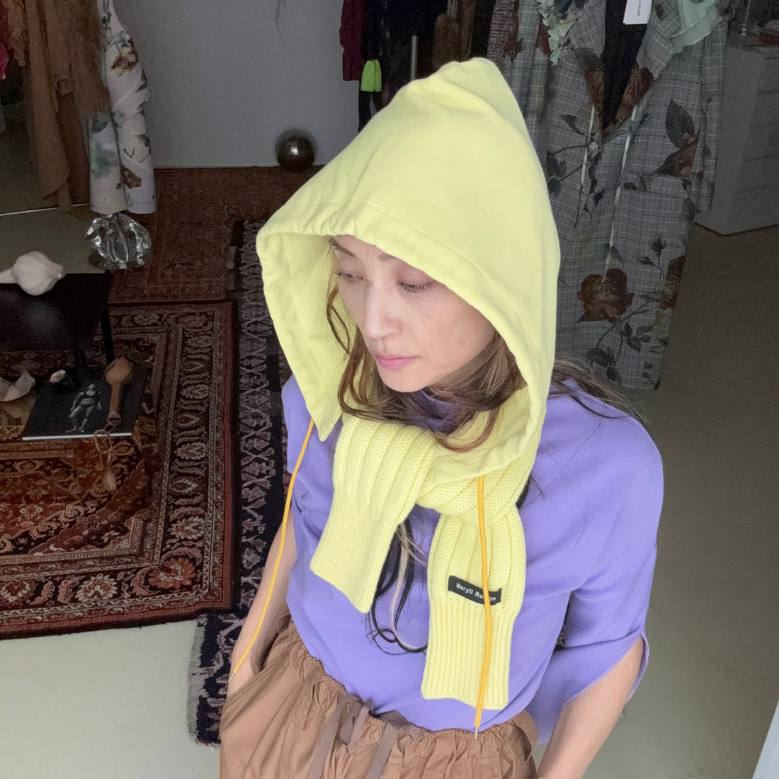 MERYLL ROGGE  HOODIE SCARF