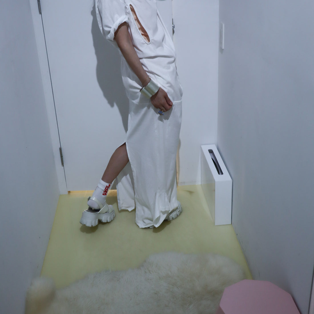 FACON JACMIN  RICH UPCYCLED LONG DRESS