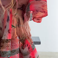 JULIA HEUER  KENZA HANDPLEATED SKIRT IN BIRTE