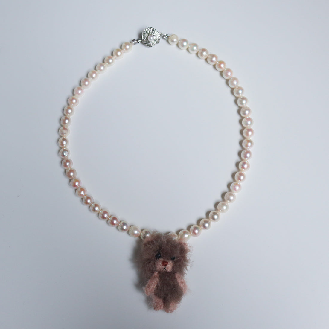 MINITURE FLUFFY BEAR “WHITE”