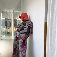 JULIA HEUER  JACK PLEATED TROUSERS IN ROSALIND