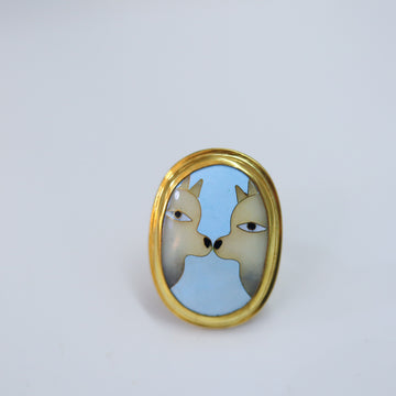 SOFIO GONGLI  MOTIF RING