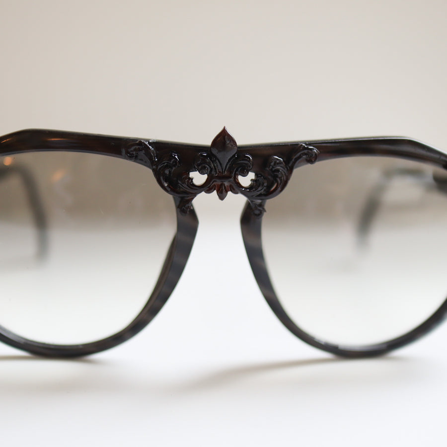 ANIGIGMOLDING GLASSES DARK BROWN×GRAY