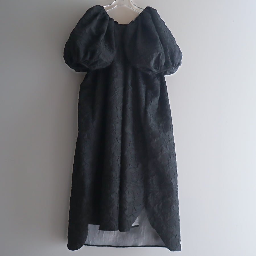 ANIGIGLILY DRESS JACQUARD BLACK