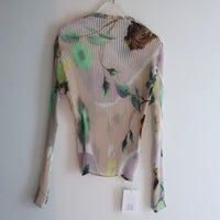 JULIA HEUER  LEE PLEATED TOP IN EDWARD PINK