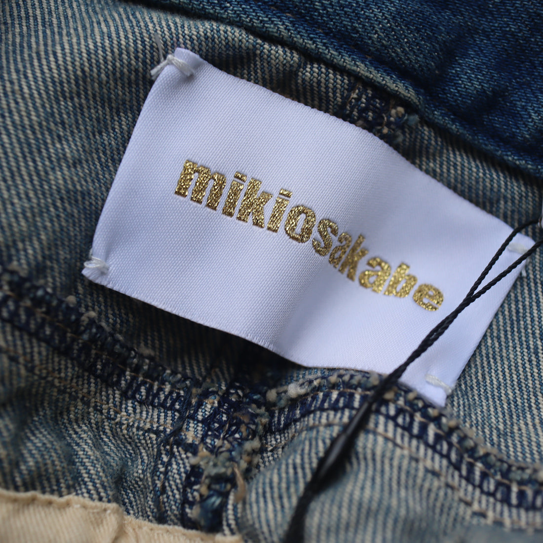 MIKIOSAKEBE  MINI DENIM SKIRT
