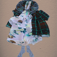 JULIA HEUER  JOHAN HANDPLEATED COAT IN N HARALD