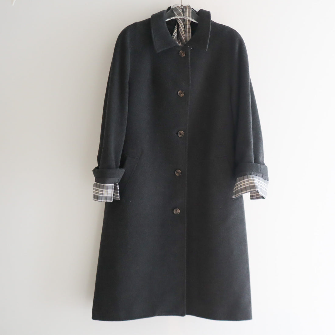 ANIGIG  FINEST MATERIALS COAT “C” CHARCOAL GREY