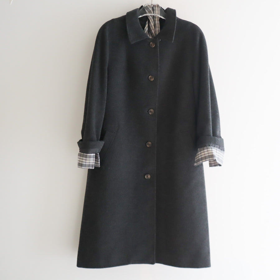 ANIGIGFINEST MATERIALS COAT “C” CHARCOAL GREY