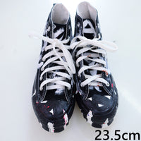 VAVA DUDU   PAINTED SNEAKERS CONVERSE BLACK