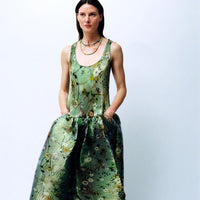 JULIA HEUER  MOON PLEATED DRESS