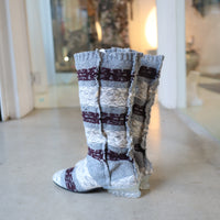 MERYLL ROGGE×GROUNDS  FAIRISLE BOOTS