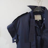 MERYLL ROGGE  SHORT SLEEVE DECONSTRUCTED SHIRT