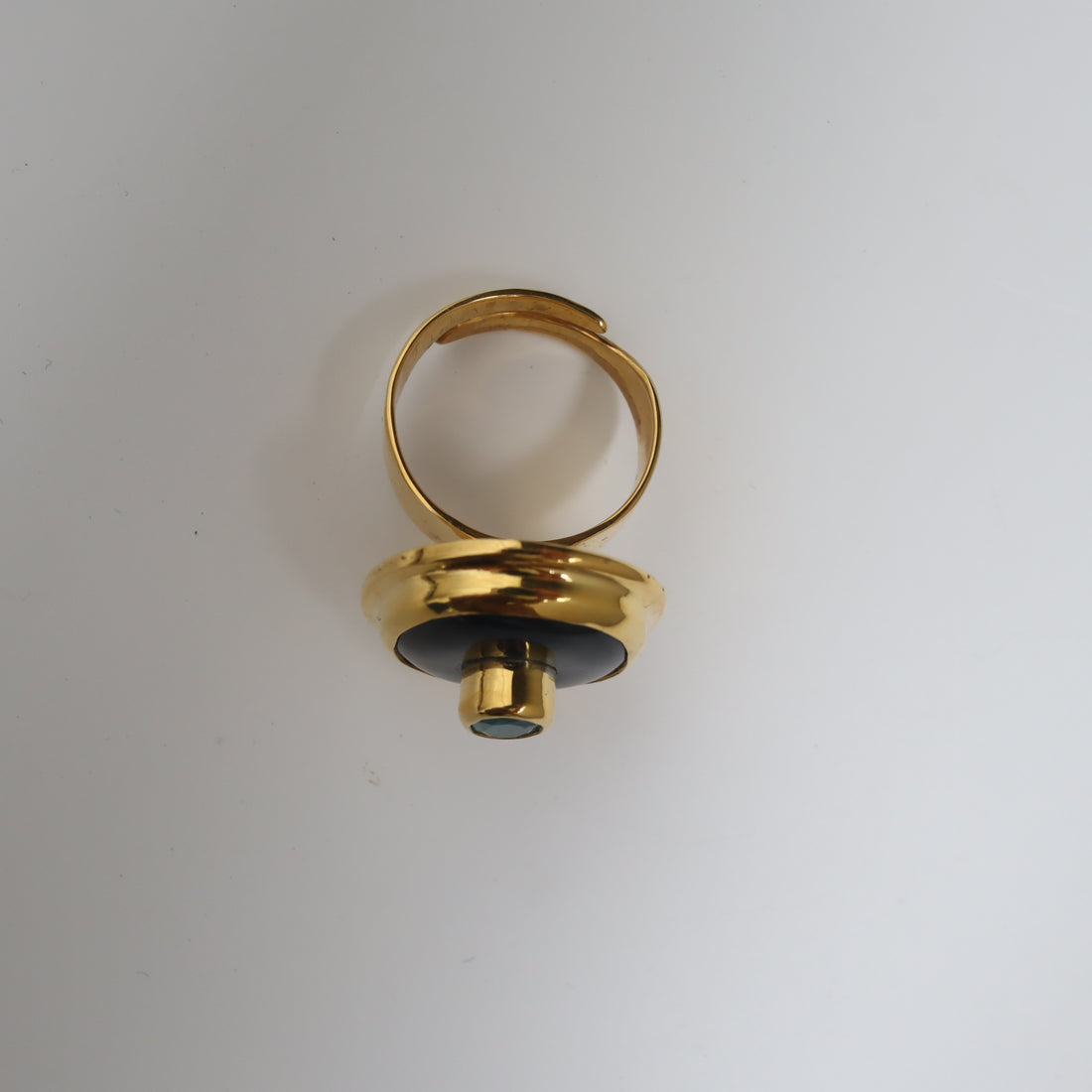 SOFIO GONGLI  STONE RING "APATITE"