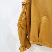 MIKIOSAKABE  FRILLED JACKET MUSTARD