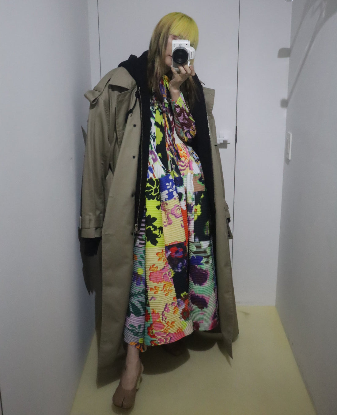 MERYLL ROGGE  TRENCH COAT WITH DETACHABLE HOOD