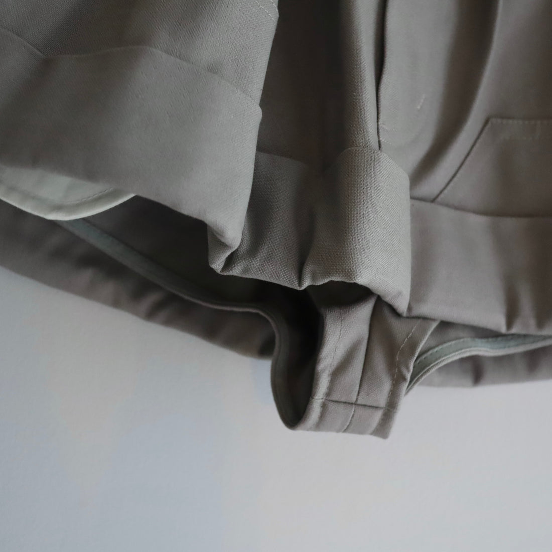 MERYLL ROGGE  MINI WORKWEAR SKIRT CLAY