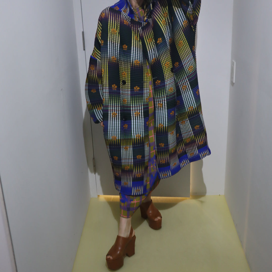 ＜EXCLUSIVE＞JULIA HEUER  JOHAN HANDPLEATED COAT IN HELGE