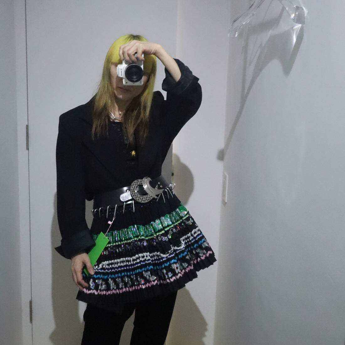 CHOPOVA LOWENA  STARBRITES MINI CARABINER SKIRT