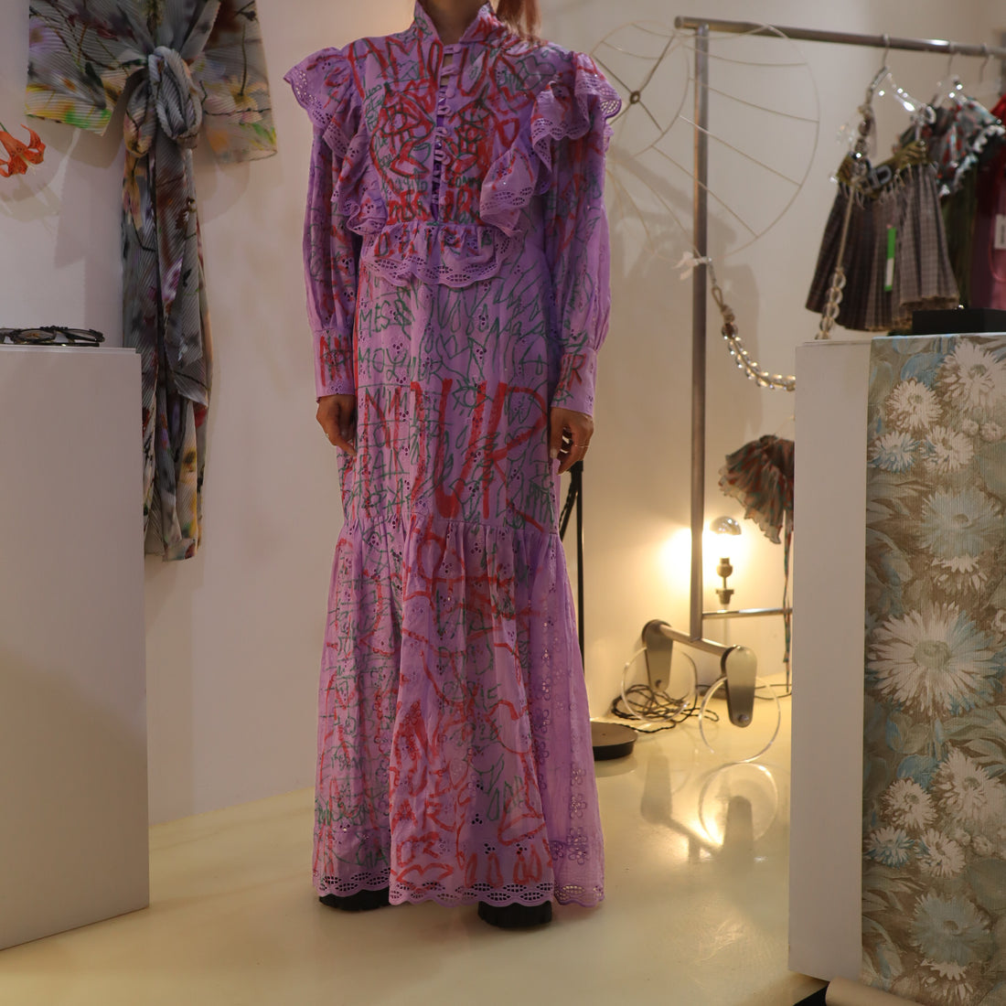 VAVA DUDU  PAINTED DRESS
