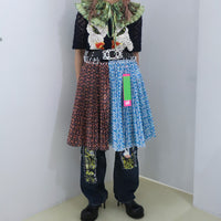 CHOPOVA LOWENA  PAT KNEE CARABINER SKIRT