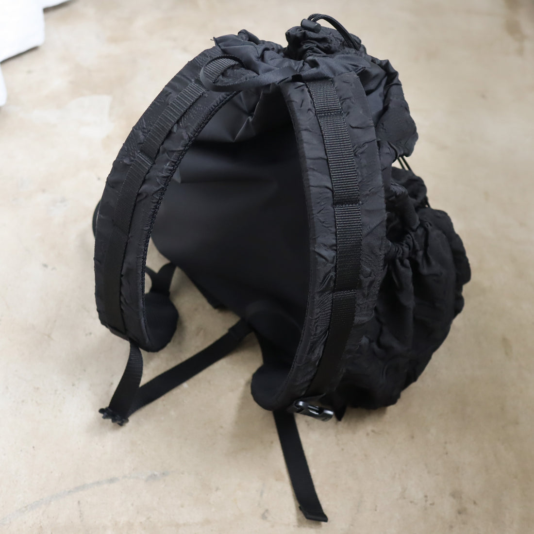 ANIGIG  GATHERED BACKPACK  JACQUARD