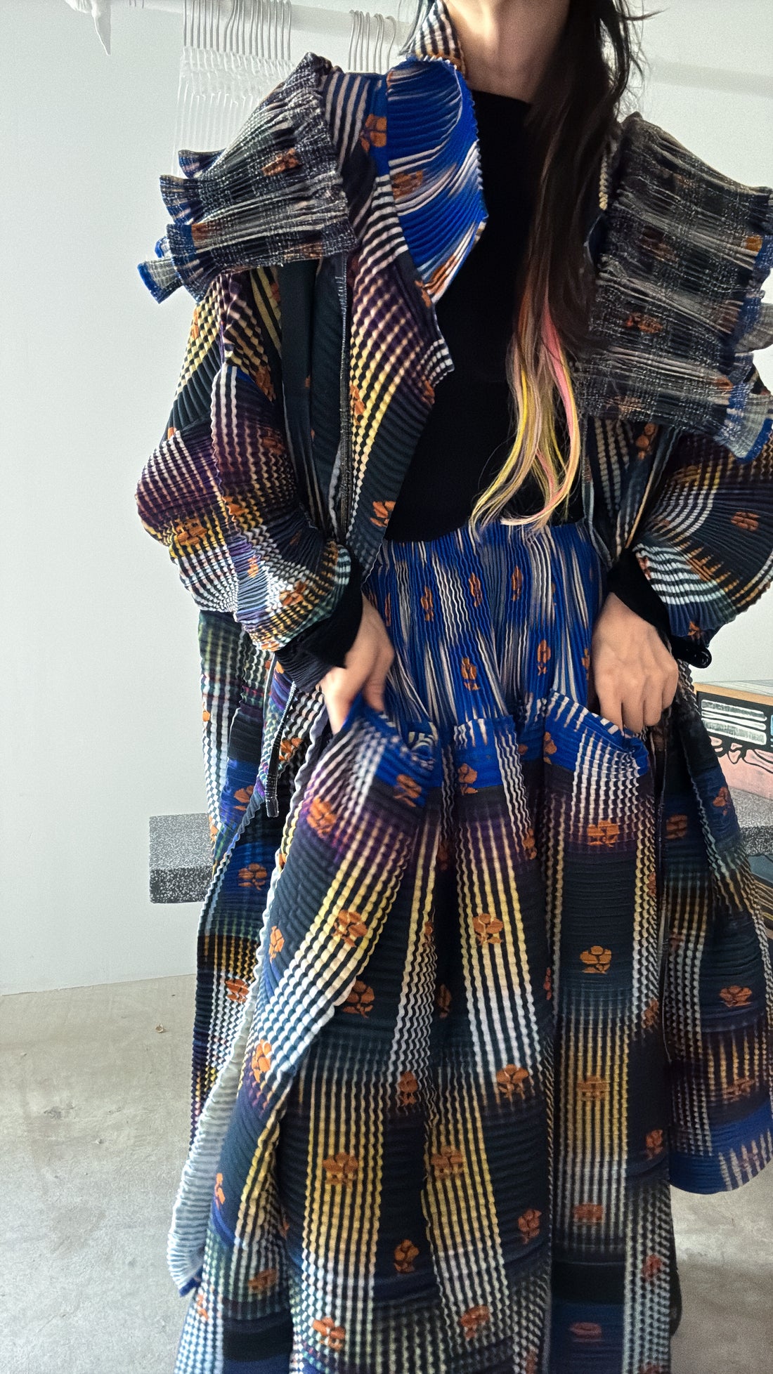 ＜EXCLUSIVE＞JULIA HEUER  JOHAN HANDPLEATED COAT IN HELGE