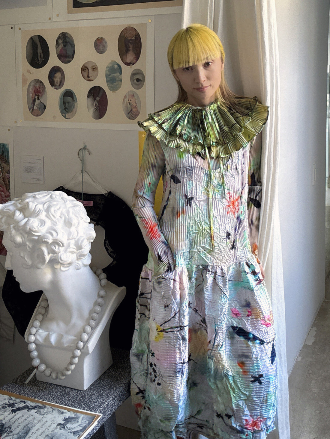 ＜EXCLUSIVE＞JULIA HEUER  LUNE PLEATED DRESS