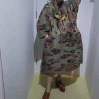 JULIA HEUER  PAX PLEATED DRESS IN SANDY INGRID