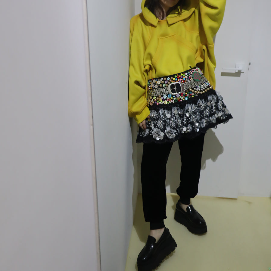 CHOPOVA LOWENASKYHAWK BEADED SKIRT