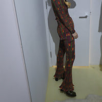 ＜EXCLUSIVE＞JULIA HEUER  ROSE FLARE TROUSERS IN EARTHY ROMAN