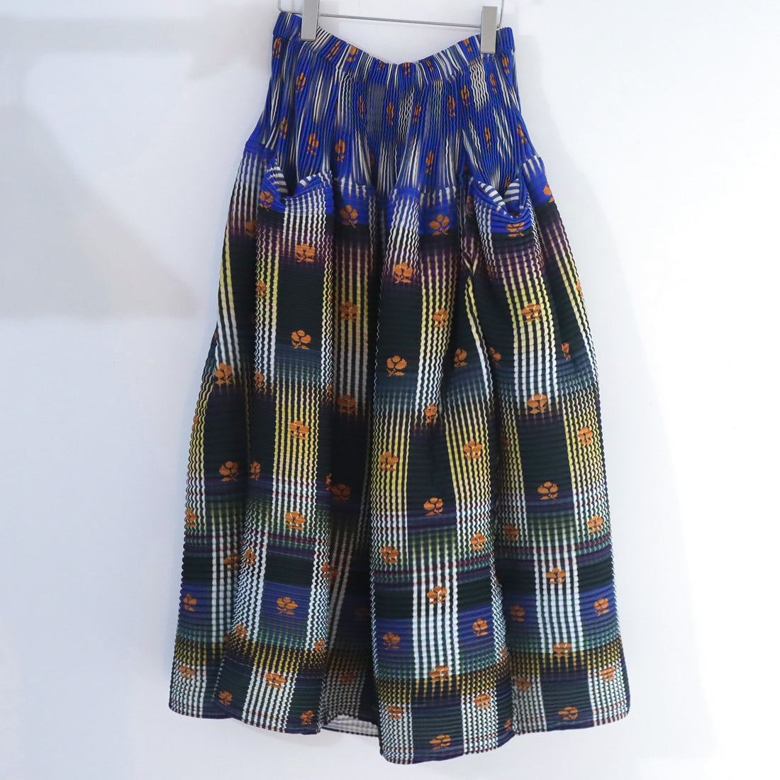JULIA HEUER  KENZA HANDPLEATED SKIRT IN HELGE