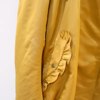 MIKIOSAKABE  FRILLED JACKET MUSTARD