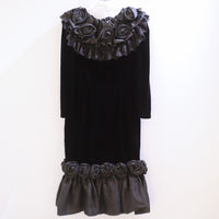 HANA YAGI  BLACK ROSE  DRESS