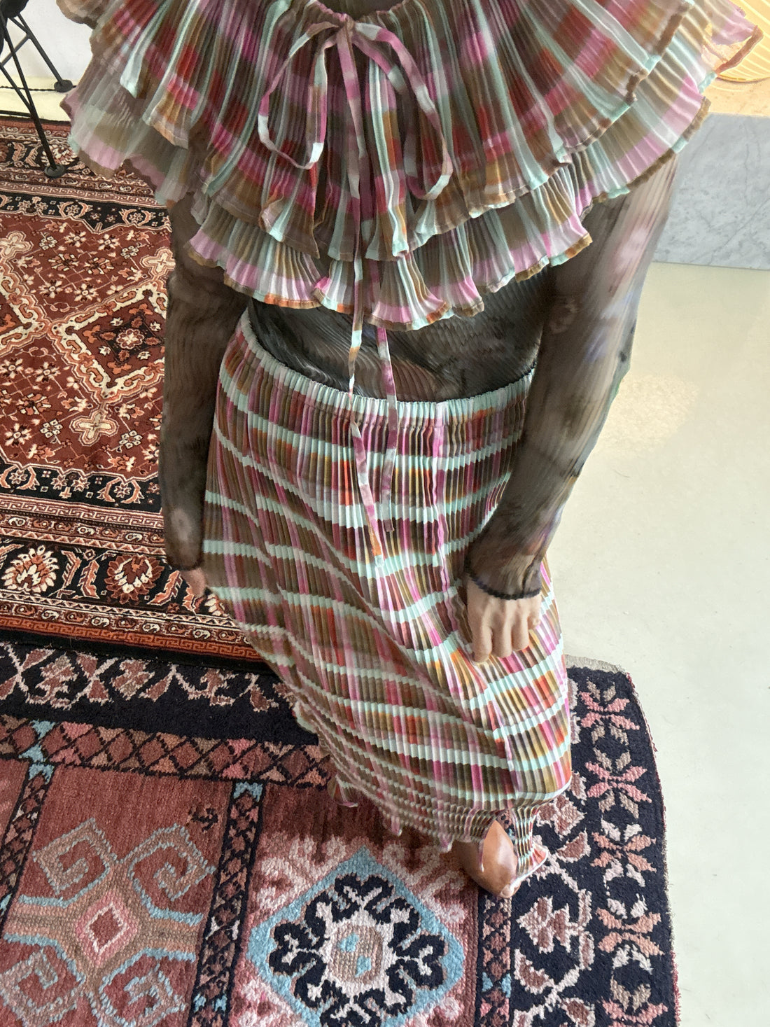 JULIA HEUER  MILLA PLEATED SKIRT TAREK