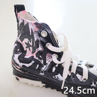 VAVA DUDU   PAINTED SNEAKERS CONVERSE BLACK