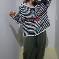 NONG RAK  UNISEX KNIT PULLOVER