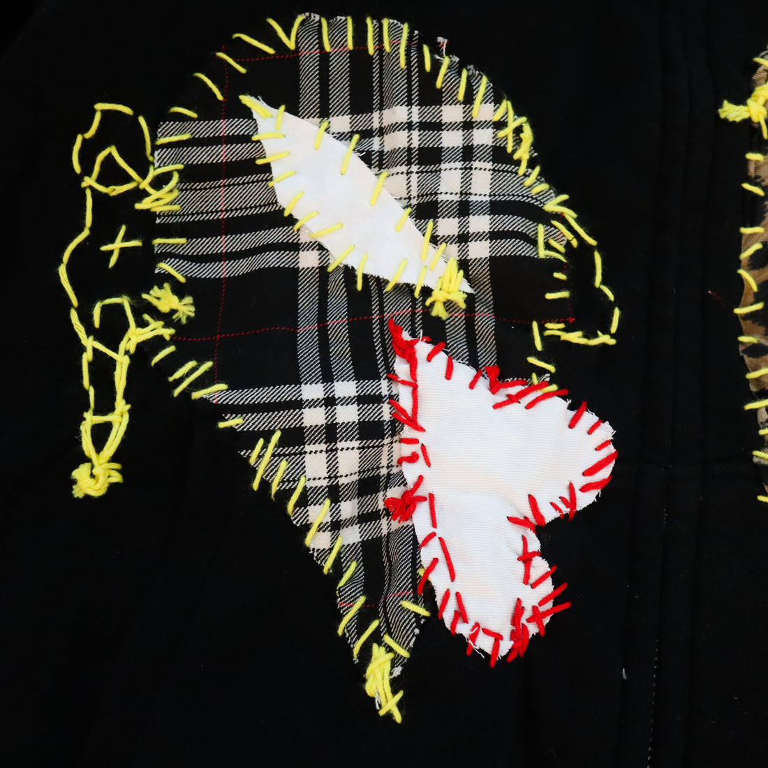 VAVA DUDU  EMBROIDERY HOODIE LEOPARD