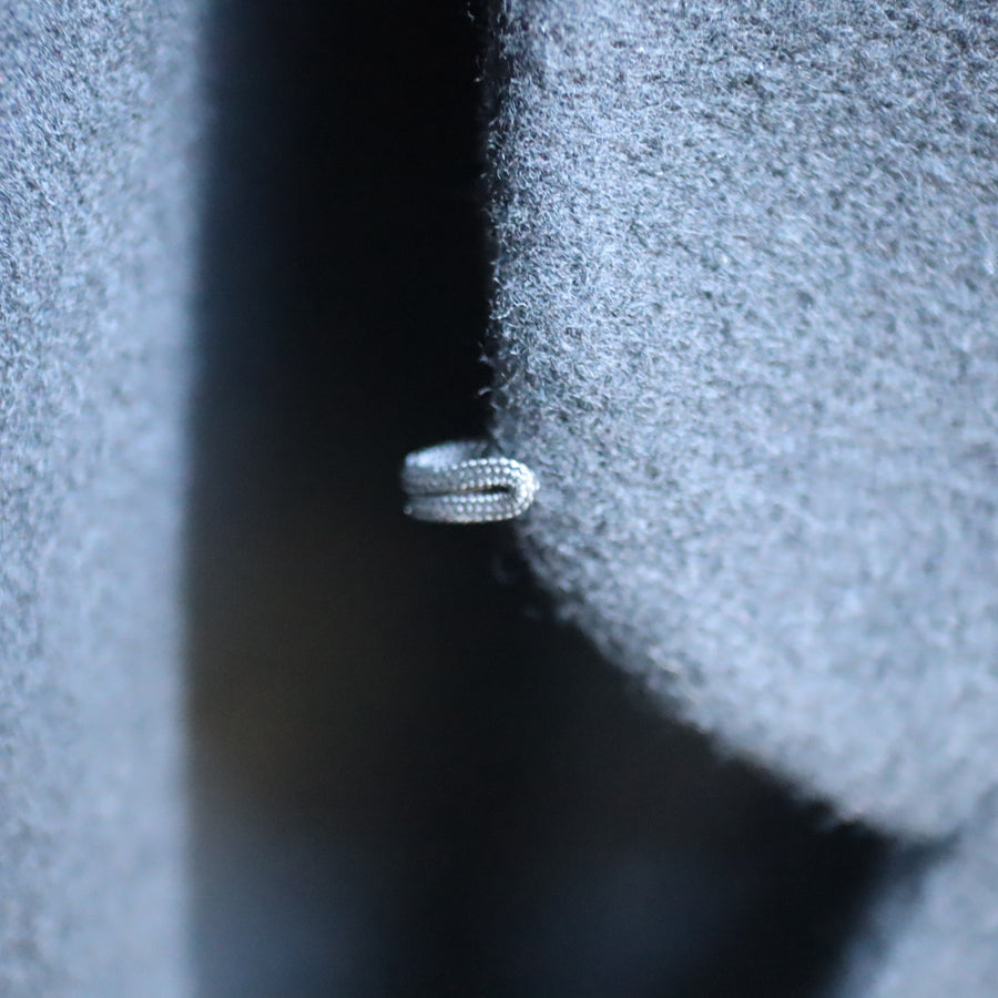 ANIGIGFINEST MATERIALS COAT “D” BLACK