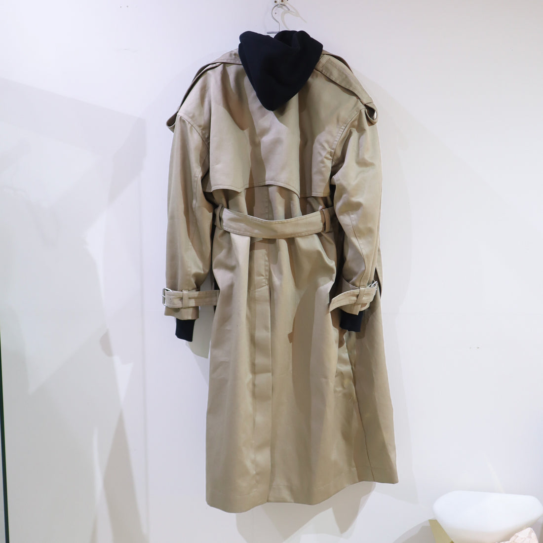 MERYLL ROGGE  TRENCH COAT WITH DETACHABLE HOOD